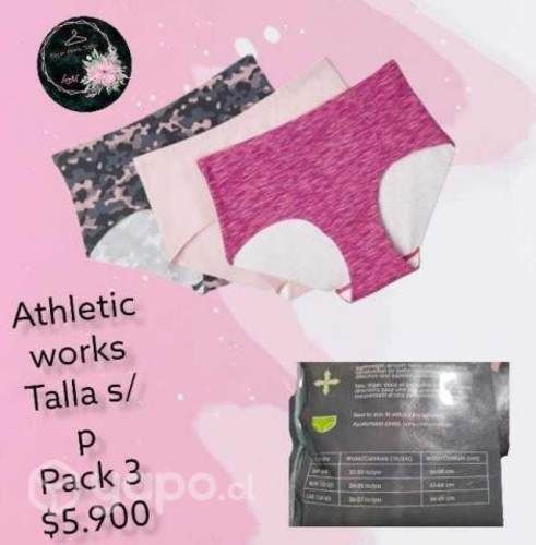 Pack 3 calzones deportivos talla S/P