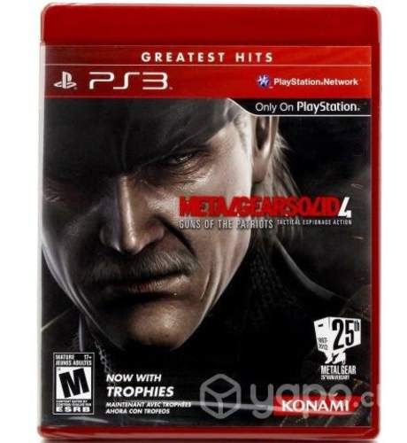 Metal Gear 4 PS4 original usado como nuevo