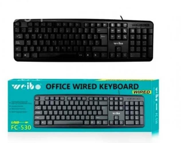 Teclado Officce Ejecutivo USB Weibo F-530
