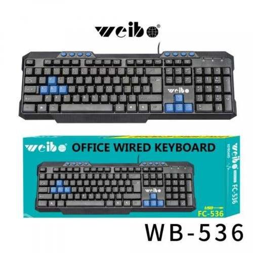 Teclado Officce Ejecutivo USB Weibo WB-536