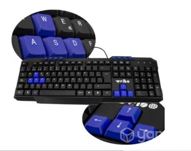 Teclado Officce Ejecutivo USB Weibo WB-536
