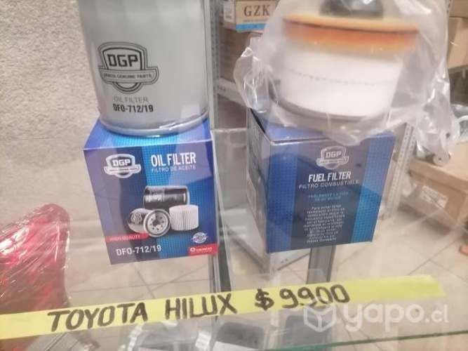 Filtro petróleo + Filtro aceite dgp certificado