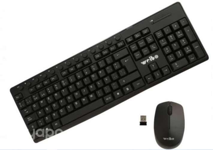 Set Teclado + Mouse Ejecutivo Inalambrico Weibo WB