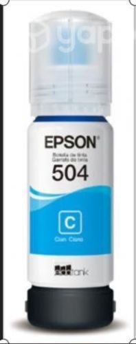Tinta Original Epson T504 Cyan y Yellow