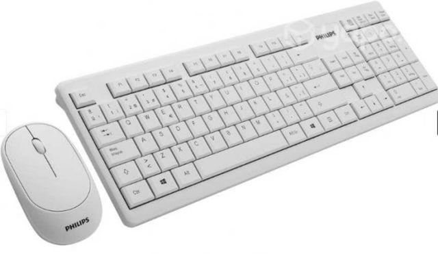 Combo teclado mouse inalambrico spt6314 blanco