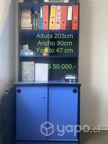 Estante color azul