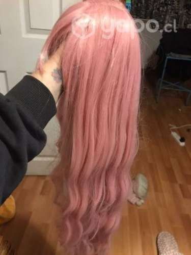 Peluca rosa
