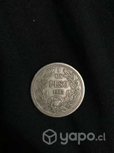 1 peso chileno 1933