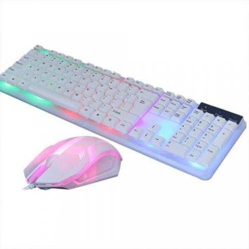 Teclado + Mouse White Gamer AOAS