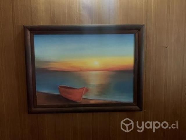 Cuadro enmarcado . Excelente litografía