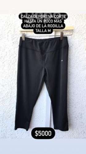 Calzas negras deportivas talla M