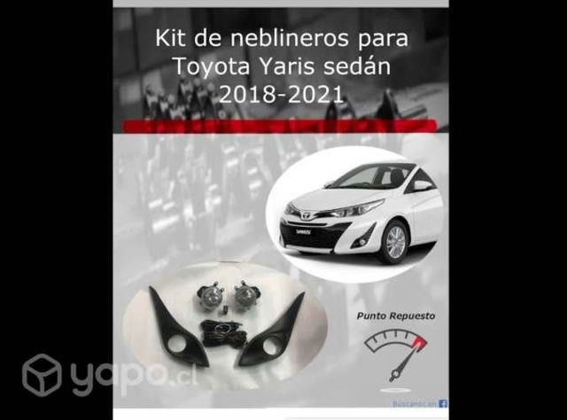 Kit de Neblineros Toyota Yaris NSP