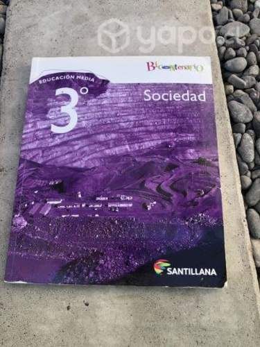 Libro de Sociedad 3 Medio / Santillana