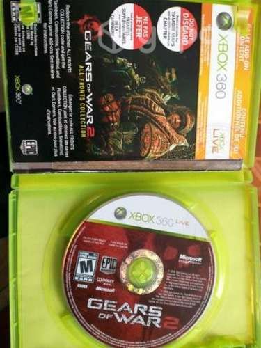 Juego original de Xbox 360 gears of war 2