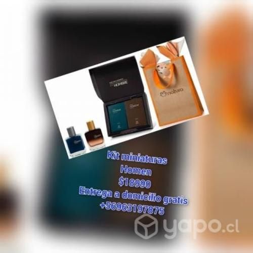 Perfume NATURA Home kit 2 fragancias miniatura