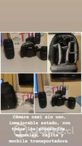 Cámara Canon t100 Kit Premium