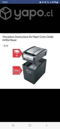 Trituradora de papeles