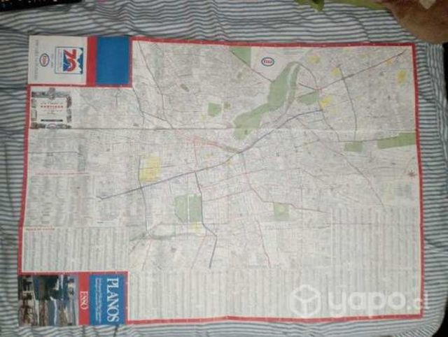 Mapa Chile 70 años Esso