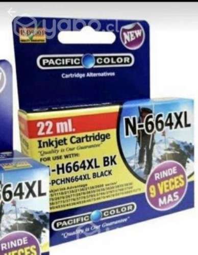 664XL Pack 2 cartuchos, 1 negro y 1 color