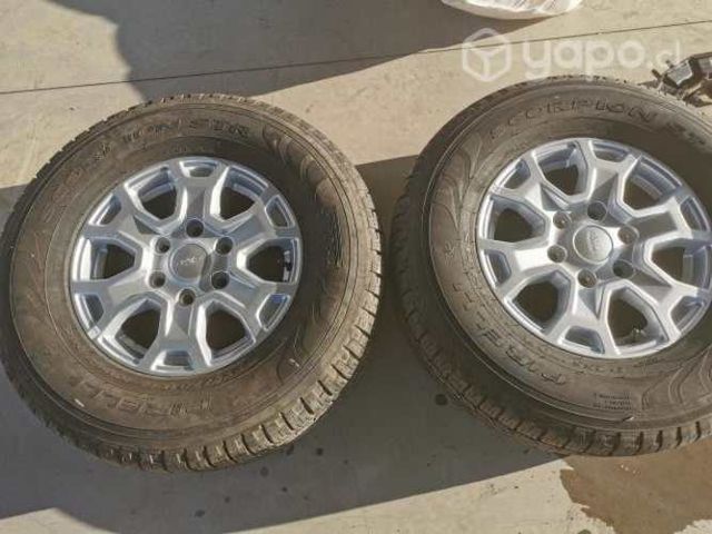 Llantas Ford ranger 3.2 año 2018