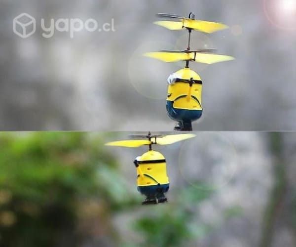 Mini Dron Helicoptero Minions Control x Inducción