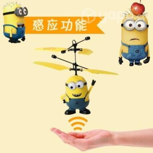 Mini Dron Helicoptero Minions Control x Inducción