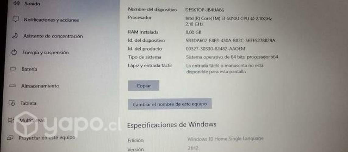 Notebook Asus , proyector Epson, impresora Epson