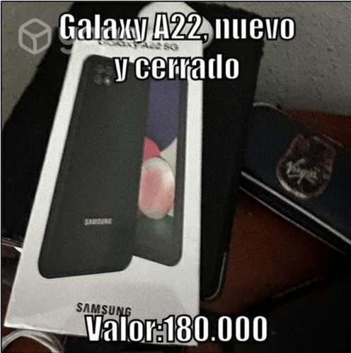 Galaxy A22, nuevo y cerrado