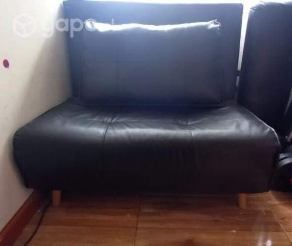 Futon 1 plaza y media ecocuero