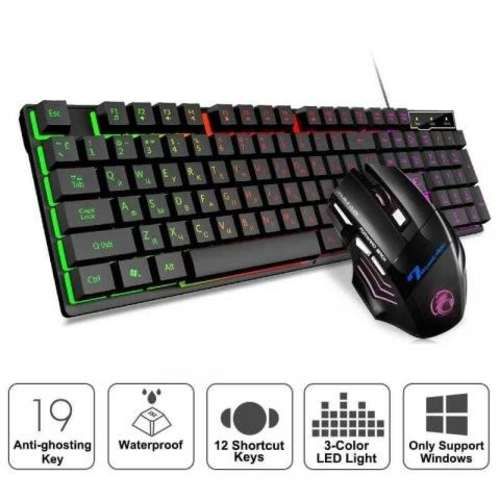 Teclado + Mouse Red Gamer IMICE AN300