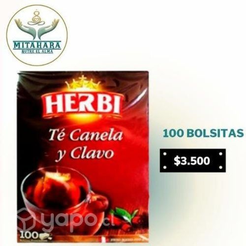 Te Canela y Clavo 100 bolsitas
