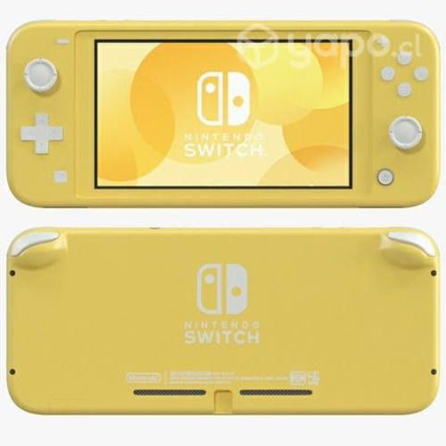 Nintendo Switch Lite versión amarilla. Poco uso