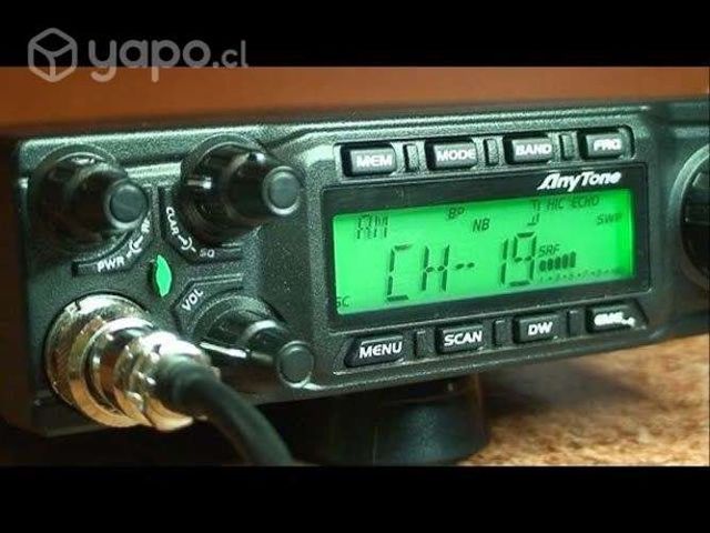 Radio 10 y 11 metros anytone + antena