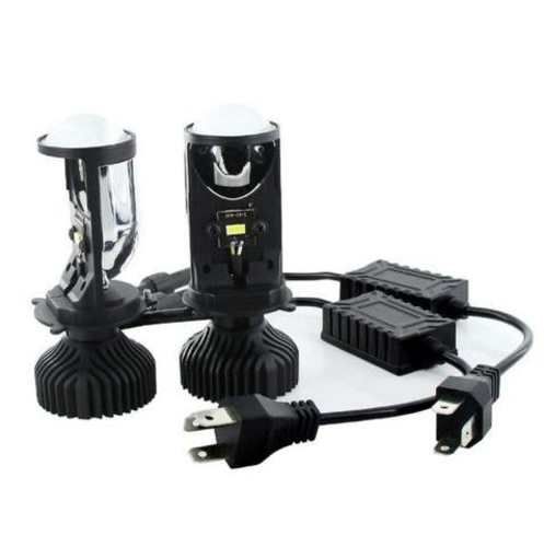 Ampolletas H4 lupa súper LED 16000LM BRILLANTE