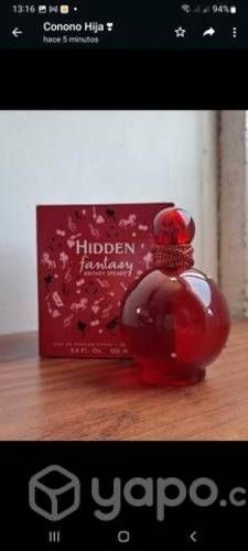 Perfumes originales hidden 100ml