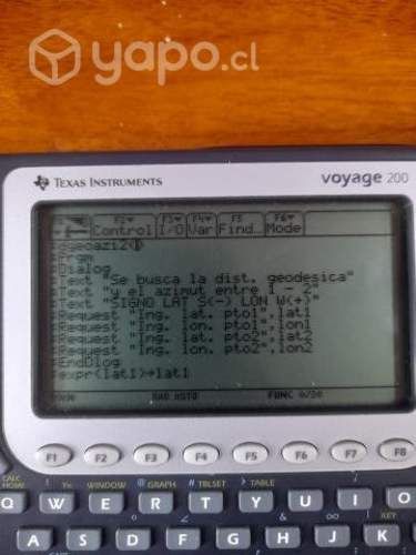 Calculadora Texas voyage 200