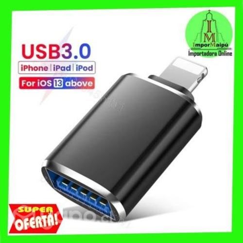 Adaptador para Iphone Lightning A USB 3.0 OTG de 8