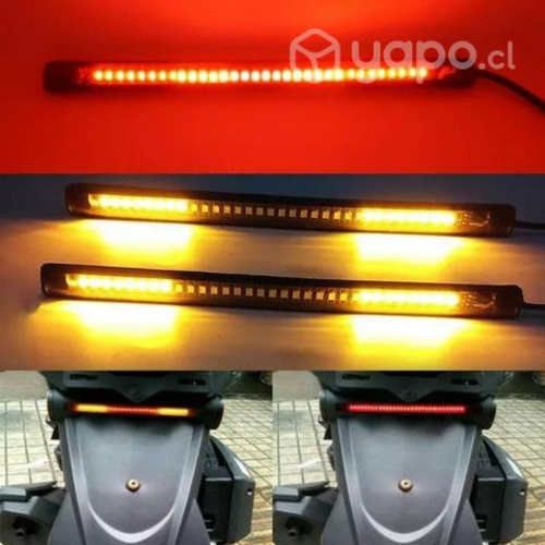 Cinta LED de freno con intermitente 20cm 12v moto