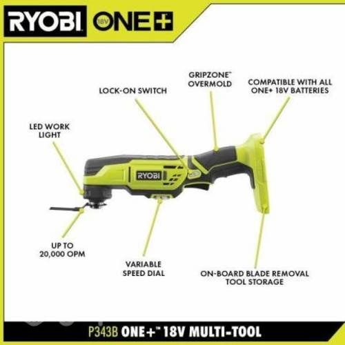 Herramienta Oscilante Ryobi P343B