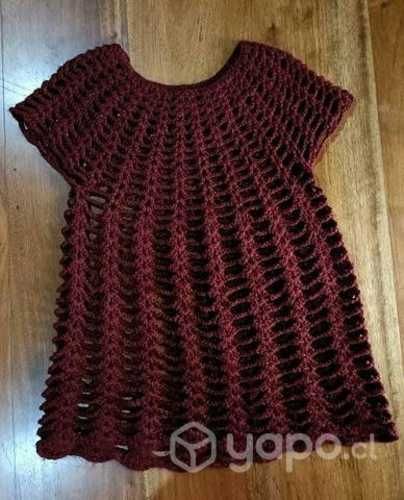 Chaleco tejido a mano