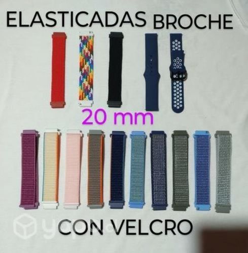 Pulseras 20 mm para smartwatch