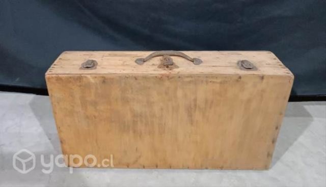 Maleta Antigua Madera Carpintero coleccion