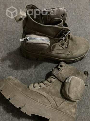 Botas combat de mujer