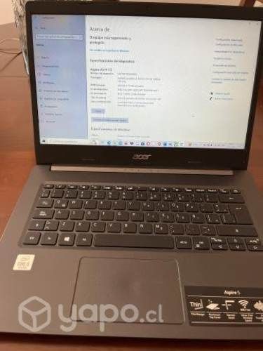 Notebook acer aspire 5
