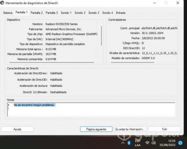 RX550 2GB tarjeta grafica - tarjeta de video