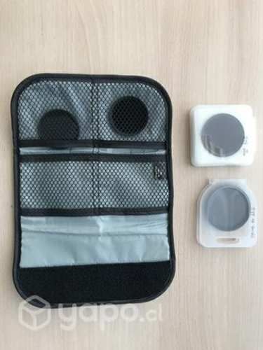 Set de cuatro filtros fotográficos