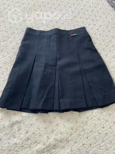 Falda azul, talla 12, nueva