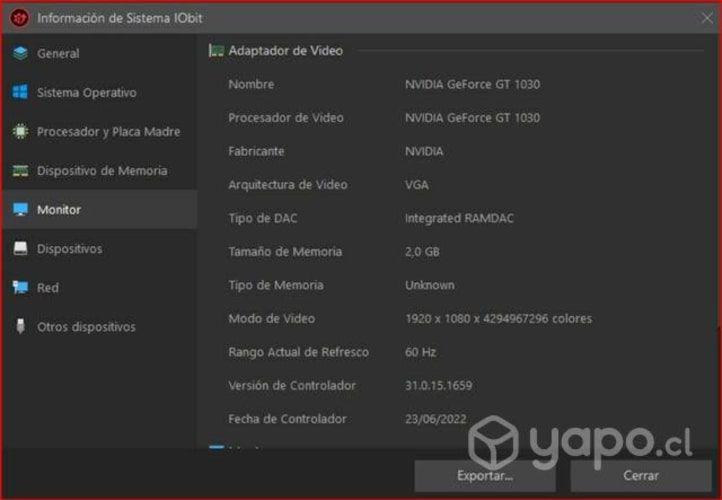 GeForce GT 1030 AERO ITX 2G OC