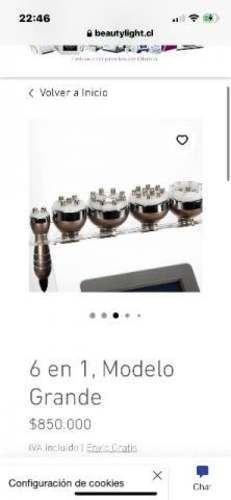 Maquina lipolaser 6en 1