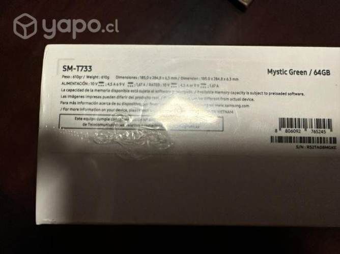 Galaxy tab s7 FE (12.4) 64Gb sellado+ spen +tecla